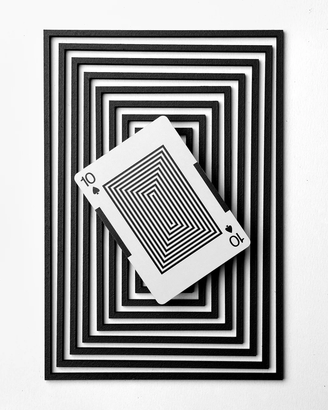 Eames "Starburst" Playing Cards, Black Edition view 3