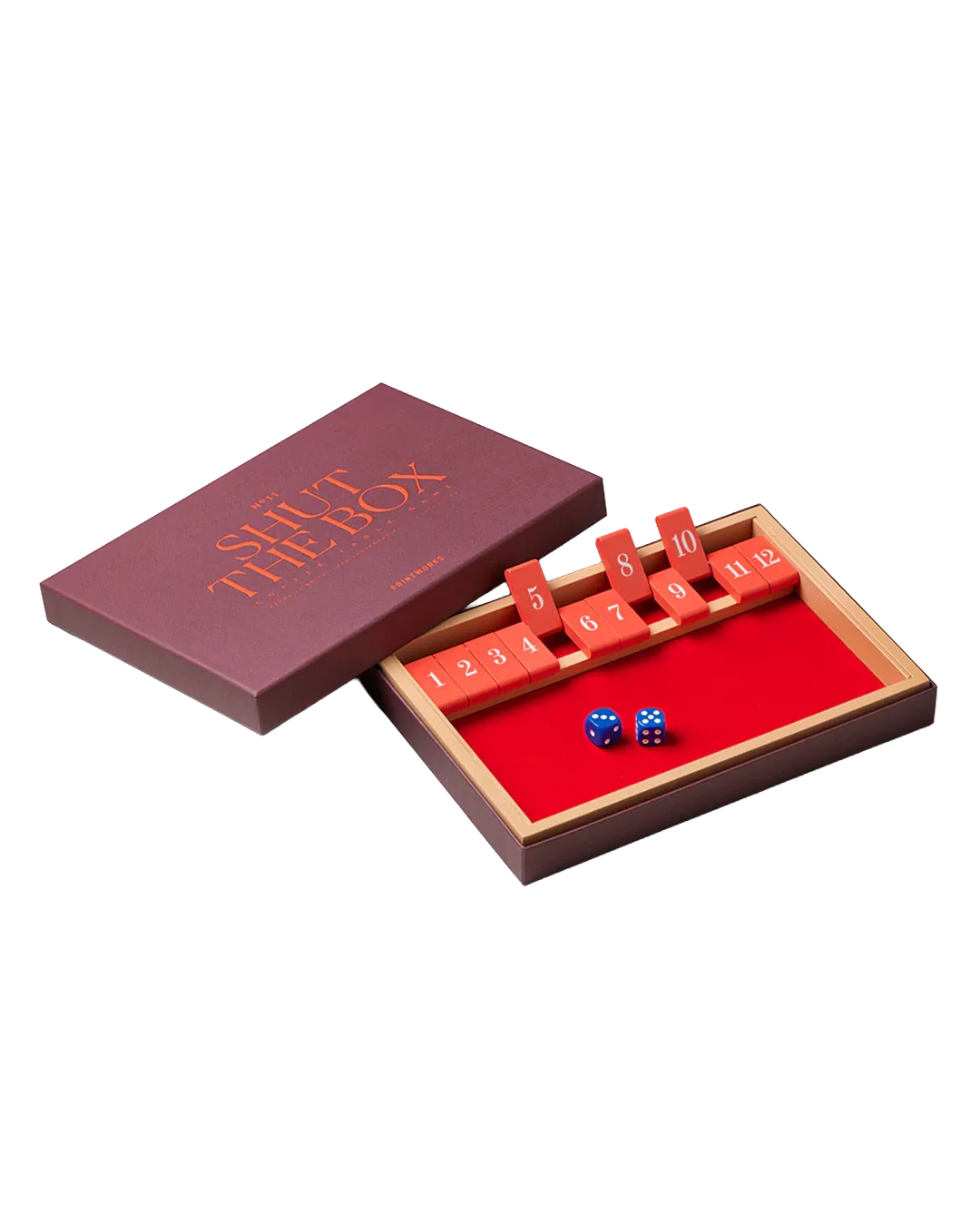Shut the Box Coffee Table Game