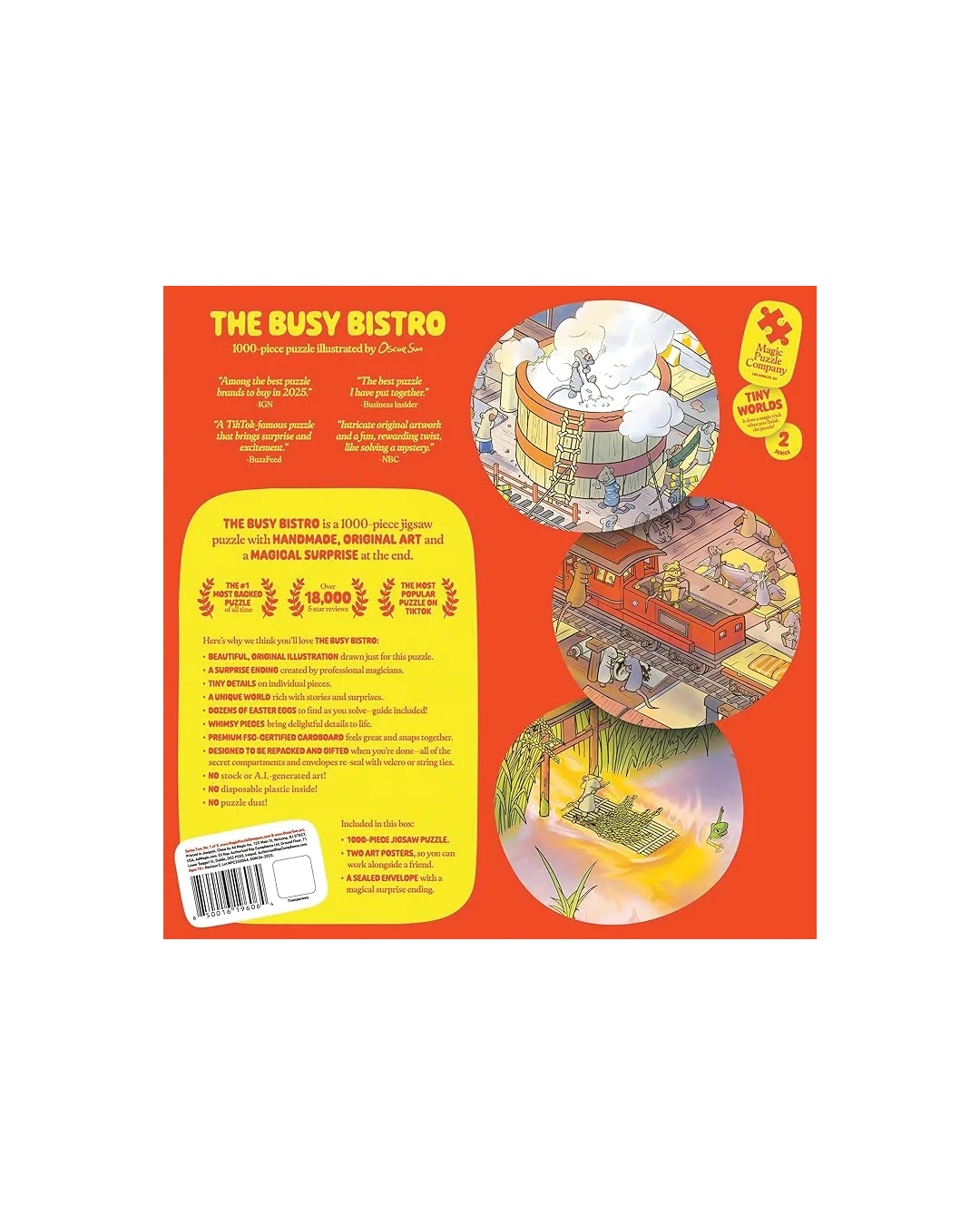 The Busy Bistro - 1,000-Piece Magic Jigsaw Puzzle view 3