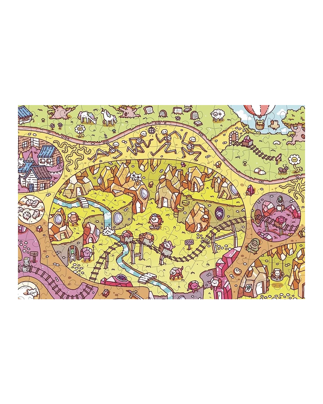 The Crystal Caves - 1,000-Piece Magic Jigsaw Puzzle