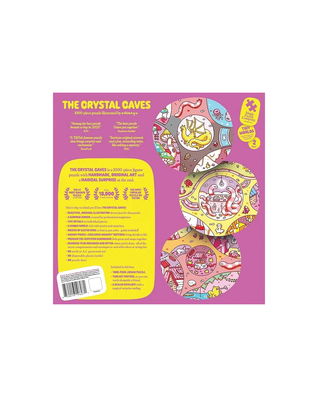 The Crystal Caves - 1,000-Piece Magic Jigsaw Puzzle view 3