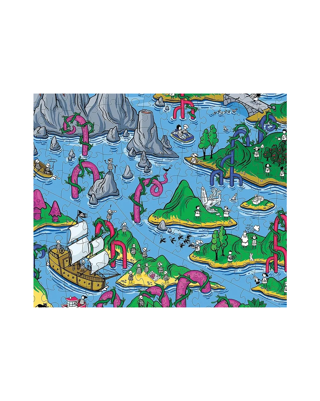 The Happy Isles - 1,000-Piece Magic Jigsaw Puzzle view 3
