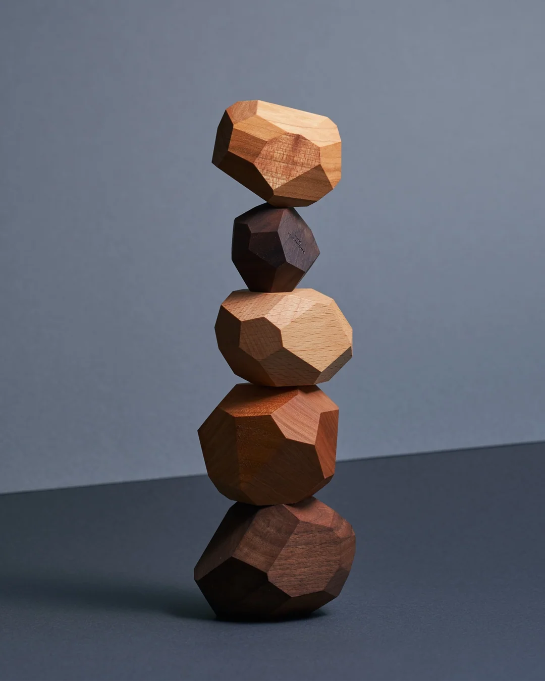 Tumi-Isi Wooden Stacking Rocks