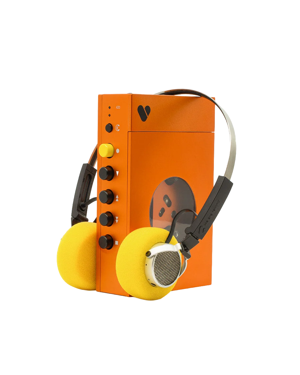 Retro Cassette Player & Bluetooth Headphones view 3